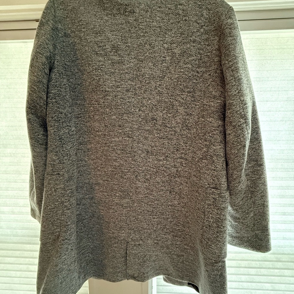 Women's Gray Sweater Jacket